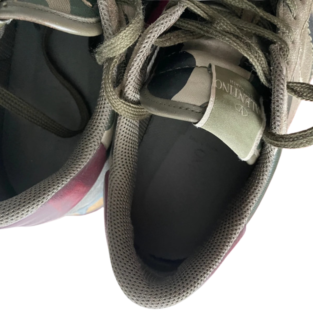 Valentino Garavani Rockrunner Sneakers (Khaki) 