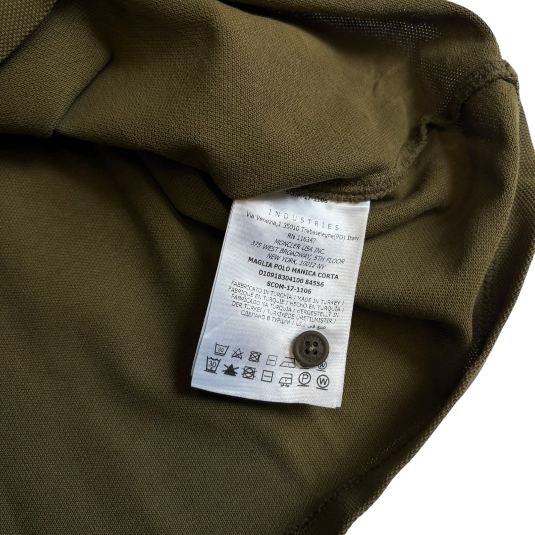 Moncler Maglia Polo Shirt (Green)