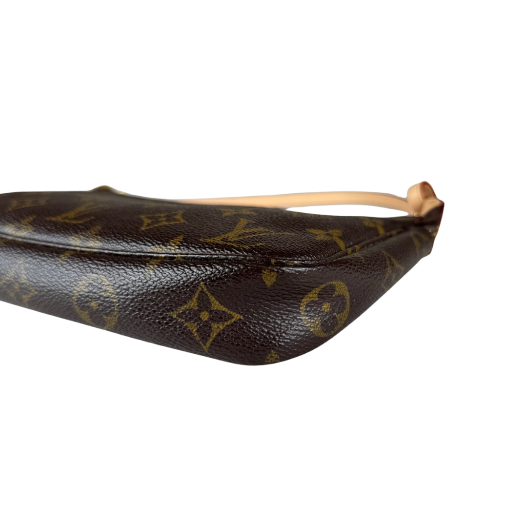 Louis Vuitton Pochette Monogram Bag (Brown) (Vintage)