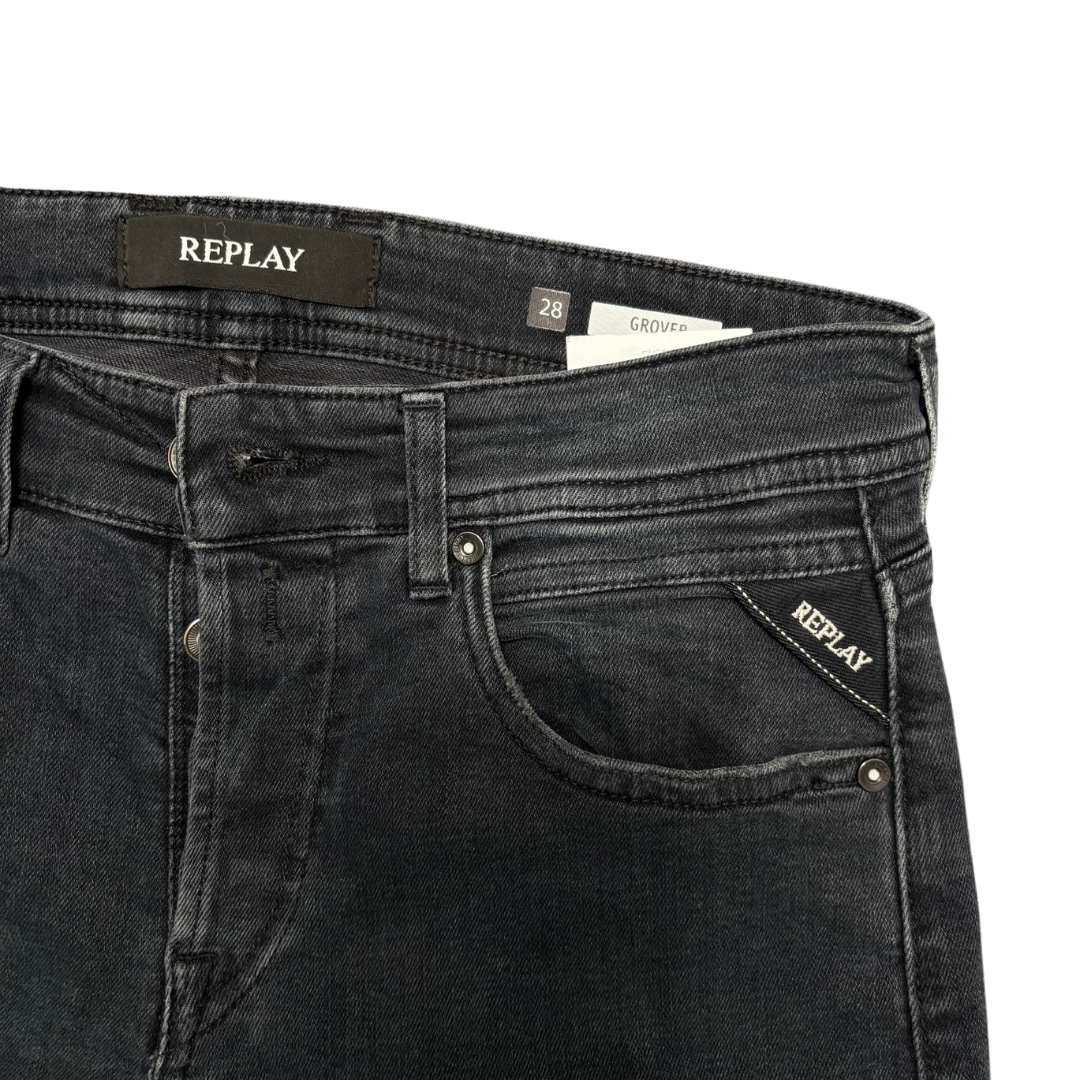 Replay Grover Slim Fit Jeans (Grey)