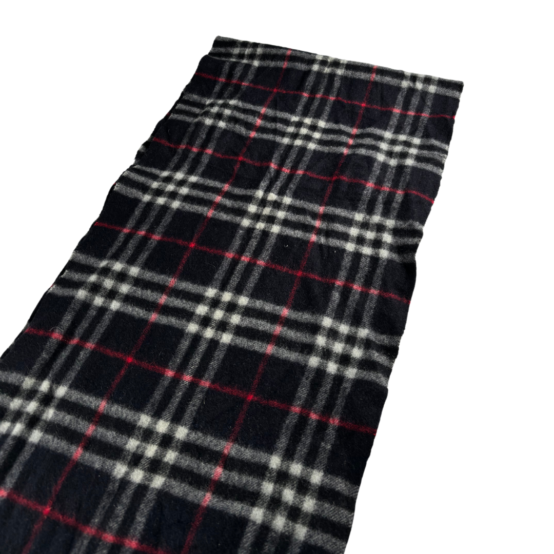 Burberry Scarf (Navy) (Vintage)