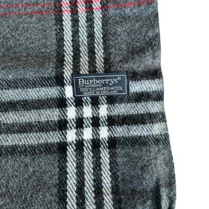 Burberry Scarf (Dark Grey) (Vintage)