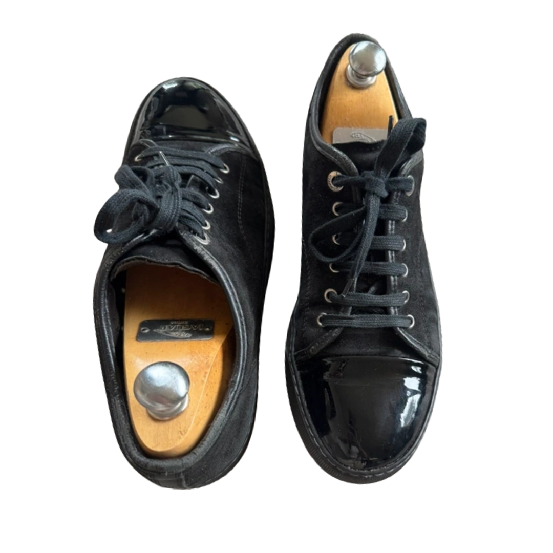 Lanvin Cap Toe Sneakers (Black)