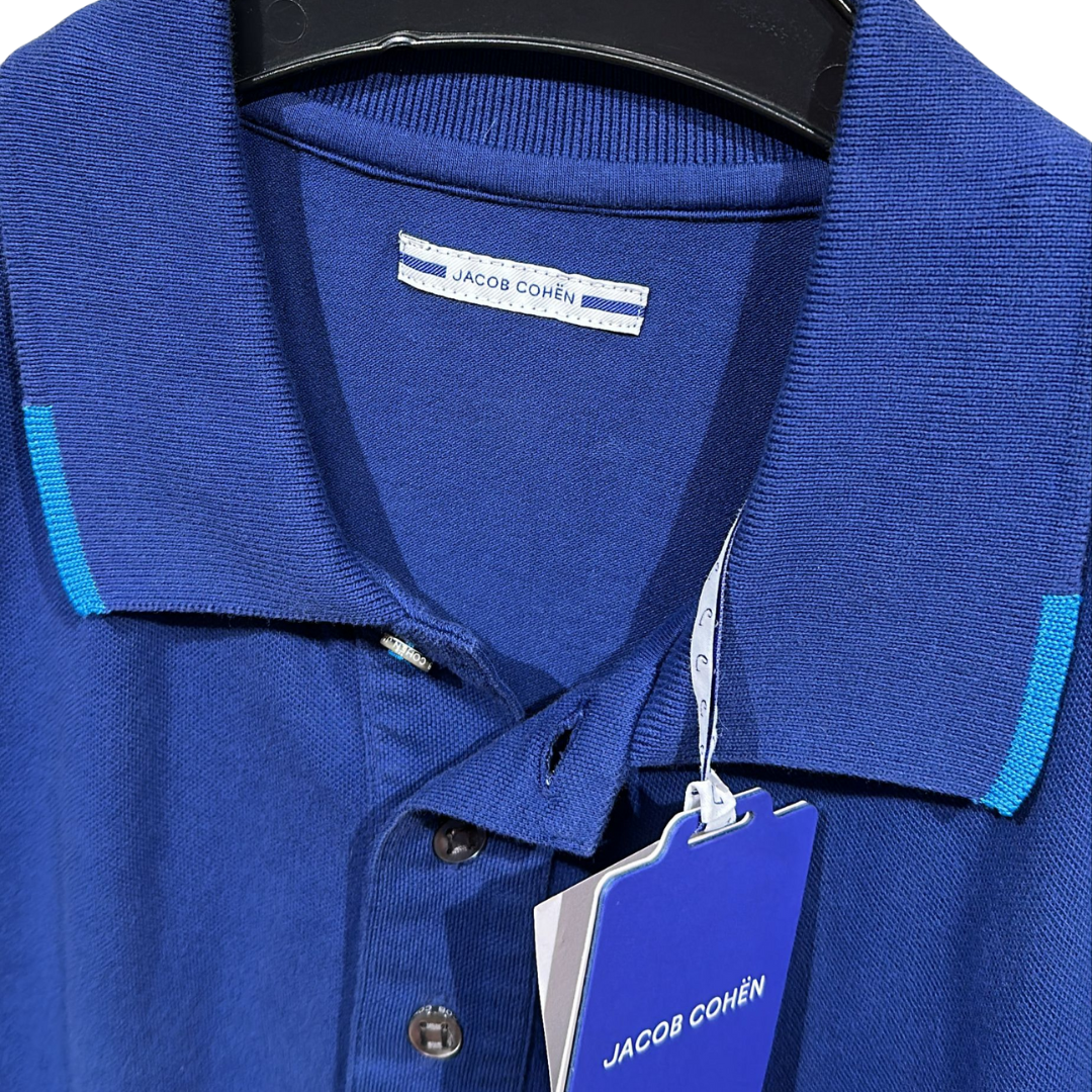 Jacob Cohën Polo Shirt (Navy) (New)