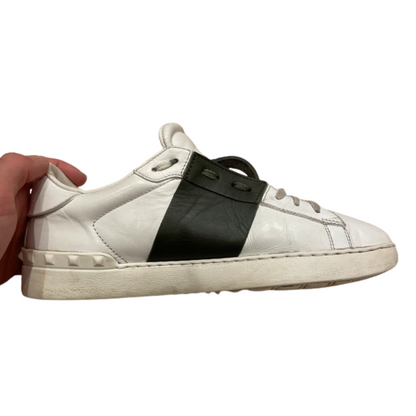 Valentino Garavani Open Sneakers (White, Black)