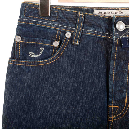 Jacob Cohën 688 Slim Fit Jeans (Navy) (New)