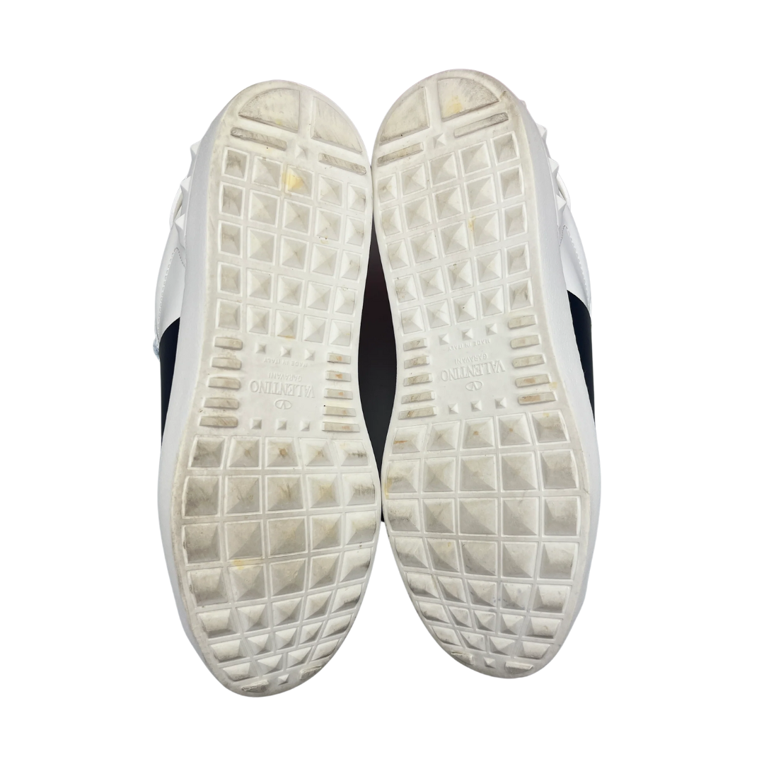 Valentino Garavani Open Sneakers (White Navy)