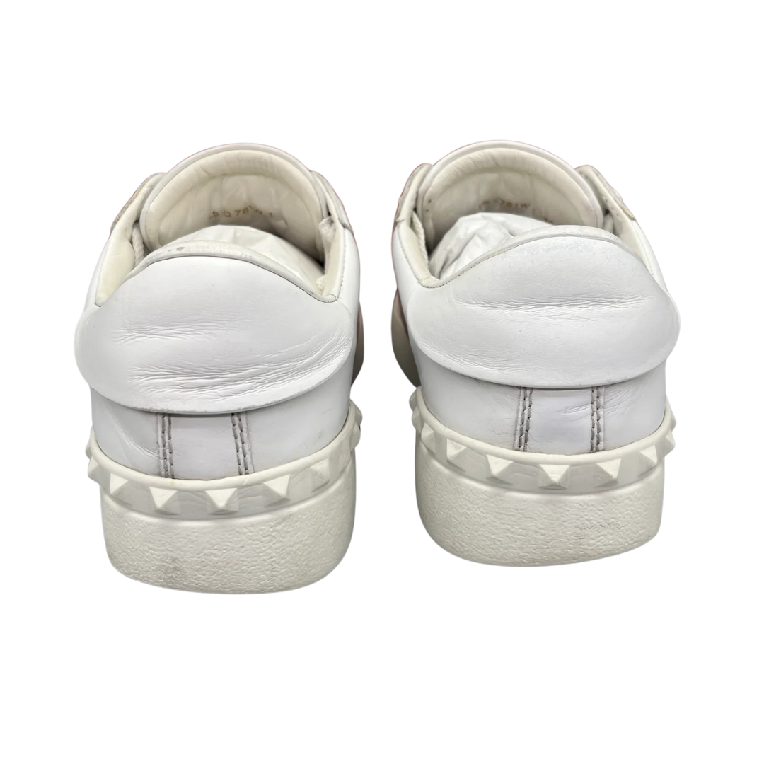 Valentino Garavani Open Sneakers (White Pink) (Womens)