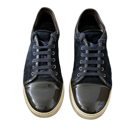 Lanvin Cap Toe Sneakers (Navy)