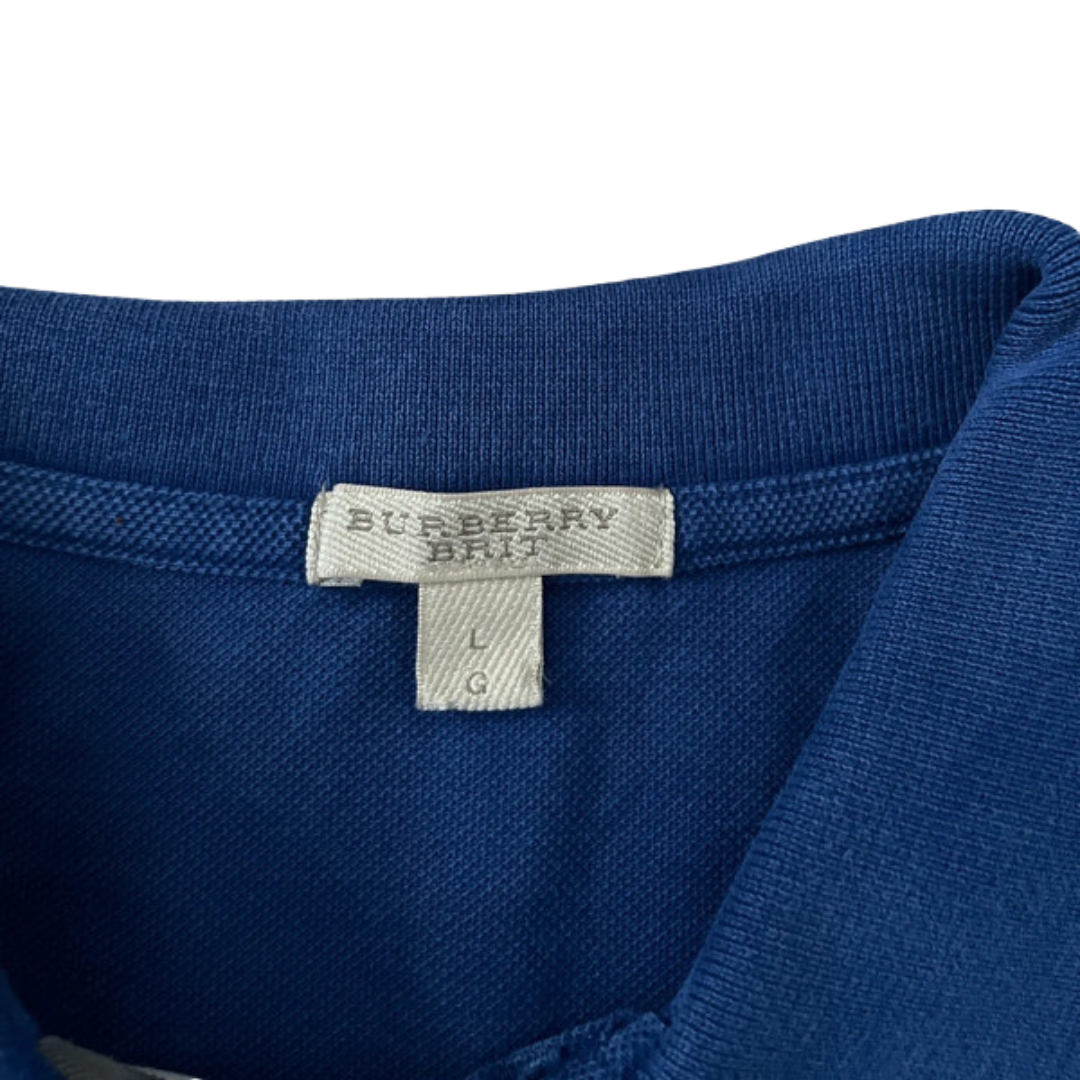 Burberry Polo Shirt (Navy Blue)