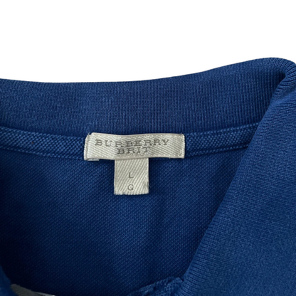 Burberry Polo Shirt (Navy Blue)