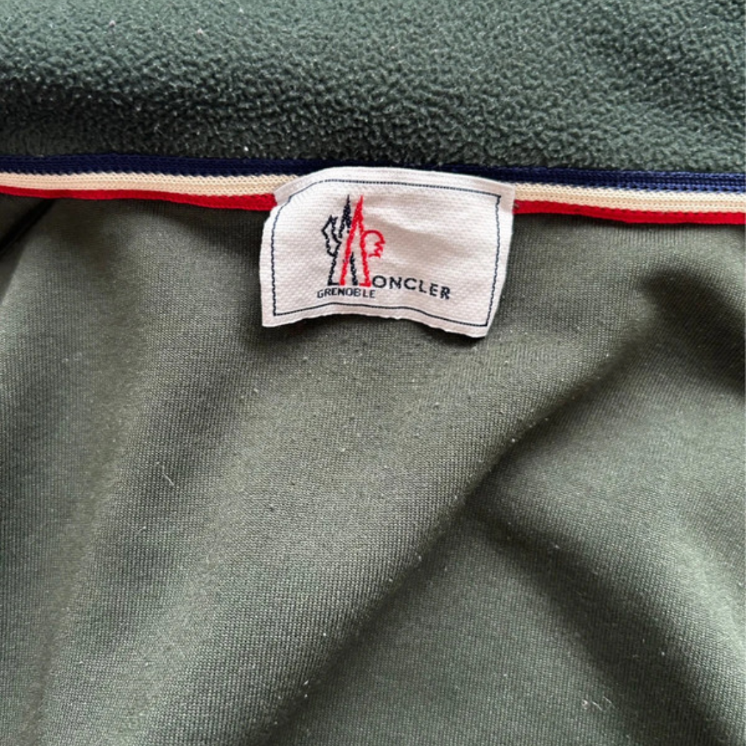 Moncler Maglia Grenoble Fleece Jacket (Dark Green)
