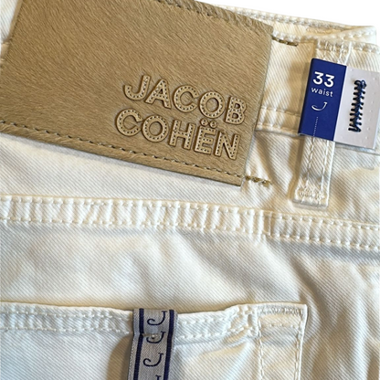 Jacob Cohën Nick Slim Fit Jeans (White) (New)