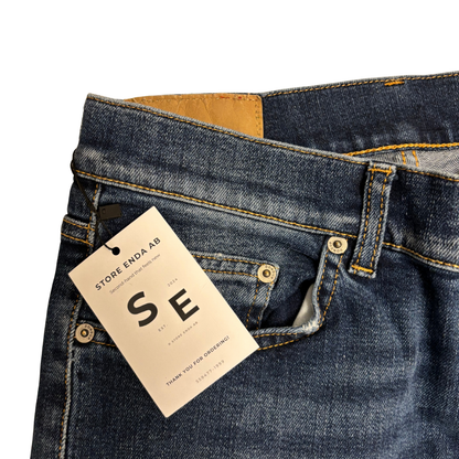 Dondup Mius Slim Fit Jeans (Navy)