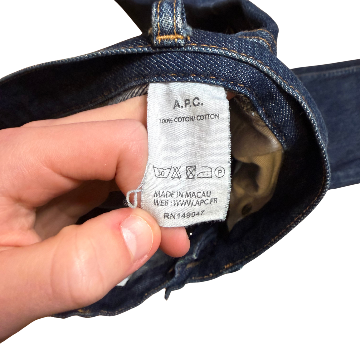 APC Petit Standard Dry Selvage Jeans (Navy)