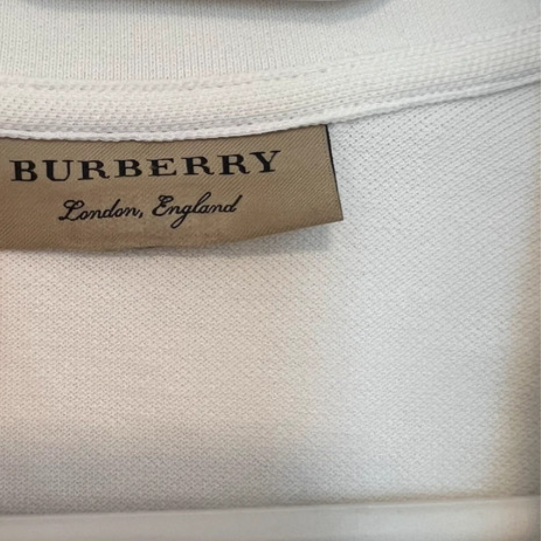 Burberry Polo Shirt (White)