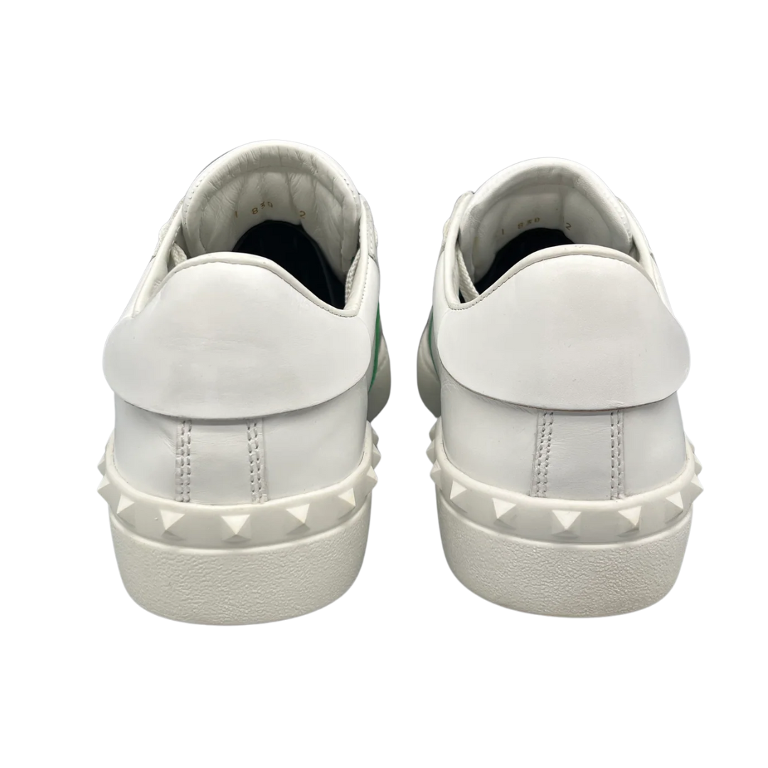 Valentino Garavani Open Sneakers (White Green)