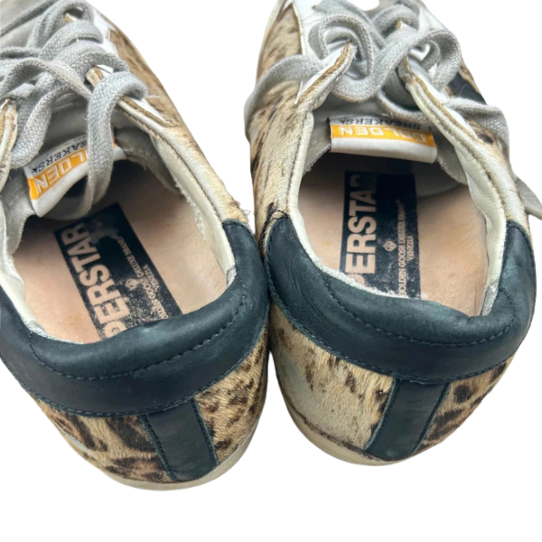 Golden Goose Superstar Sneakers (Leopard Print) (Women's)