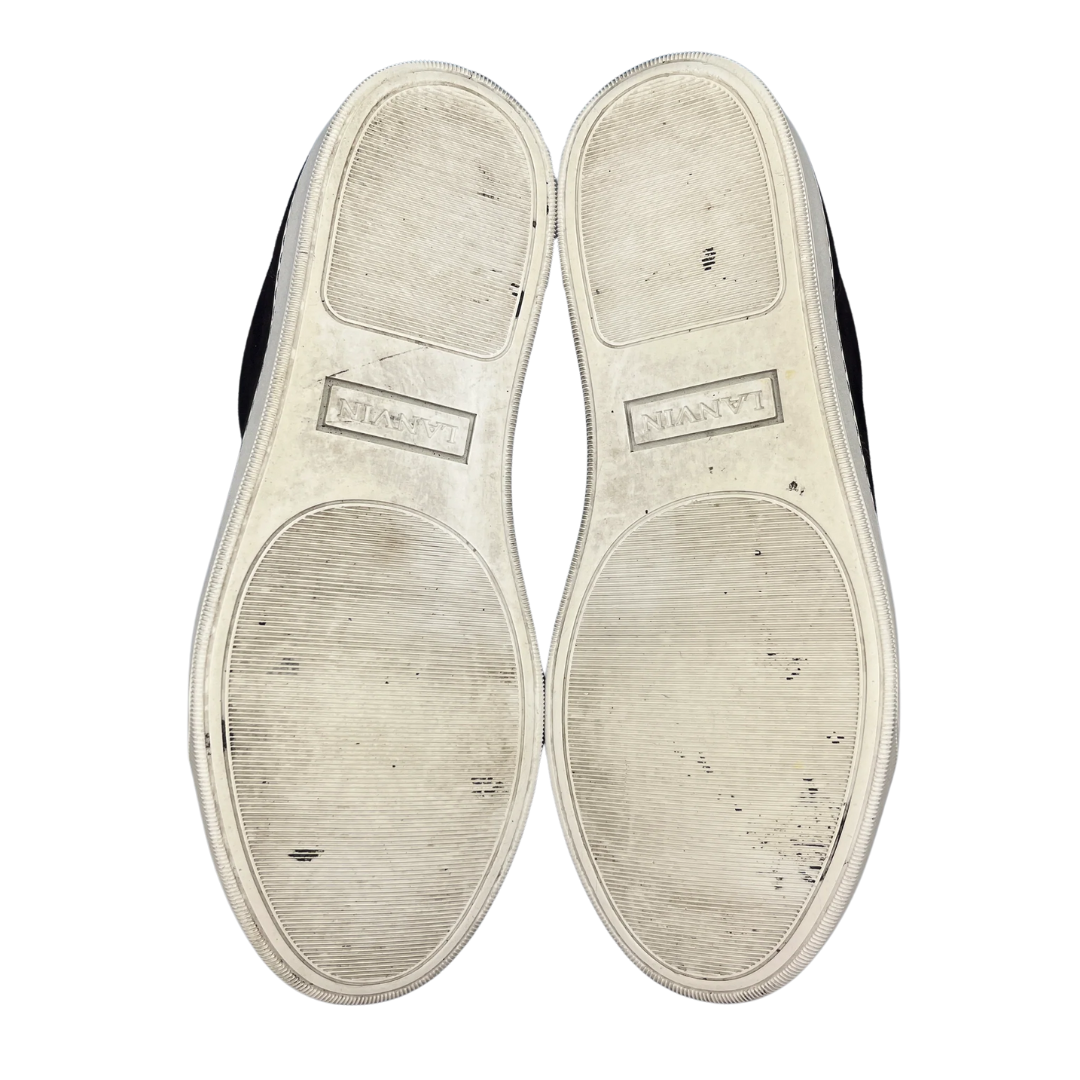 Lanvin Cap Toe Sneakers (Burgundy)