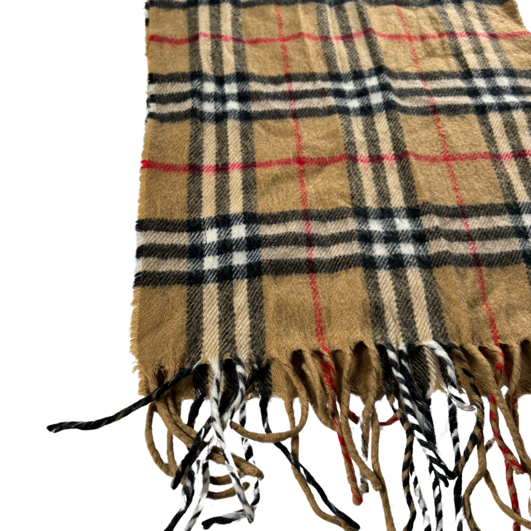 Burberry Scarf (Beige) (Vintage)