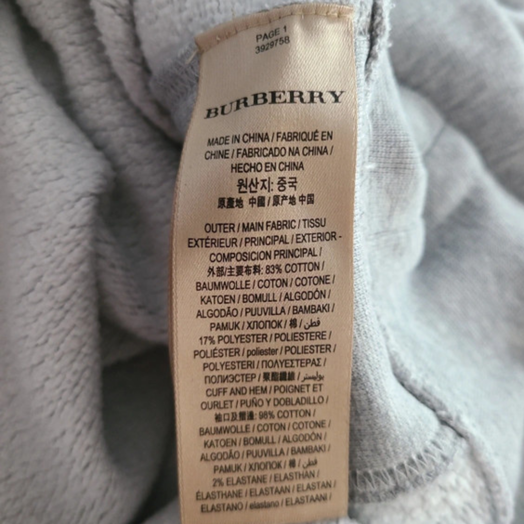 Burberry Crewneck Sweater (Grey)