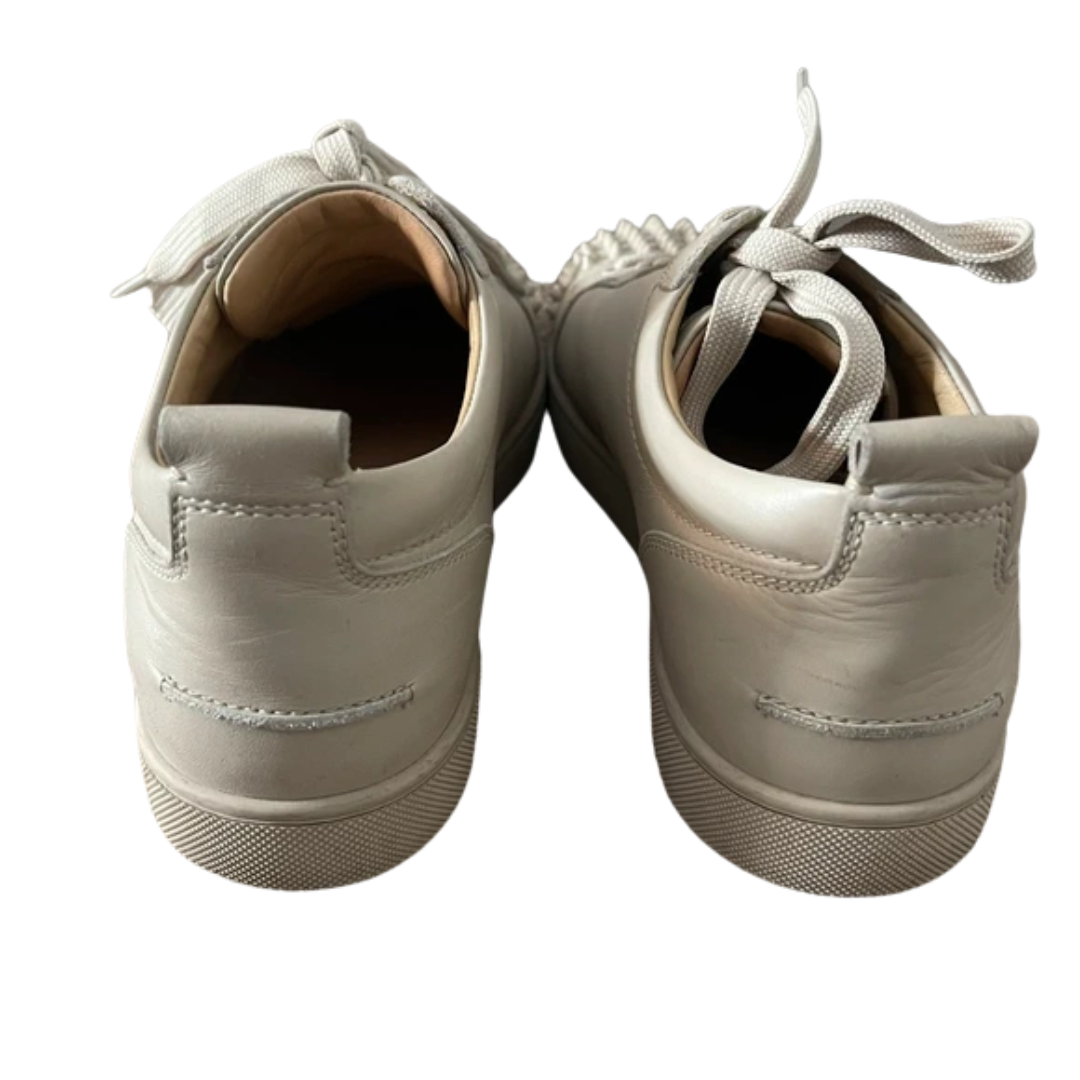 Christian Louboutin Louis Junior Spike Sneakers (Cream)