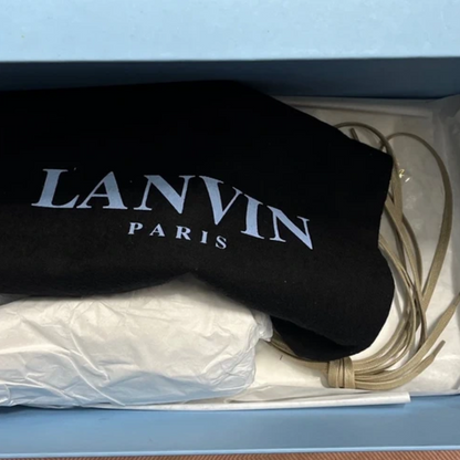 Lanvin Cap Toe Sneakers (Beige)