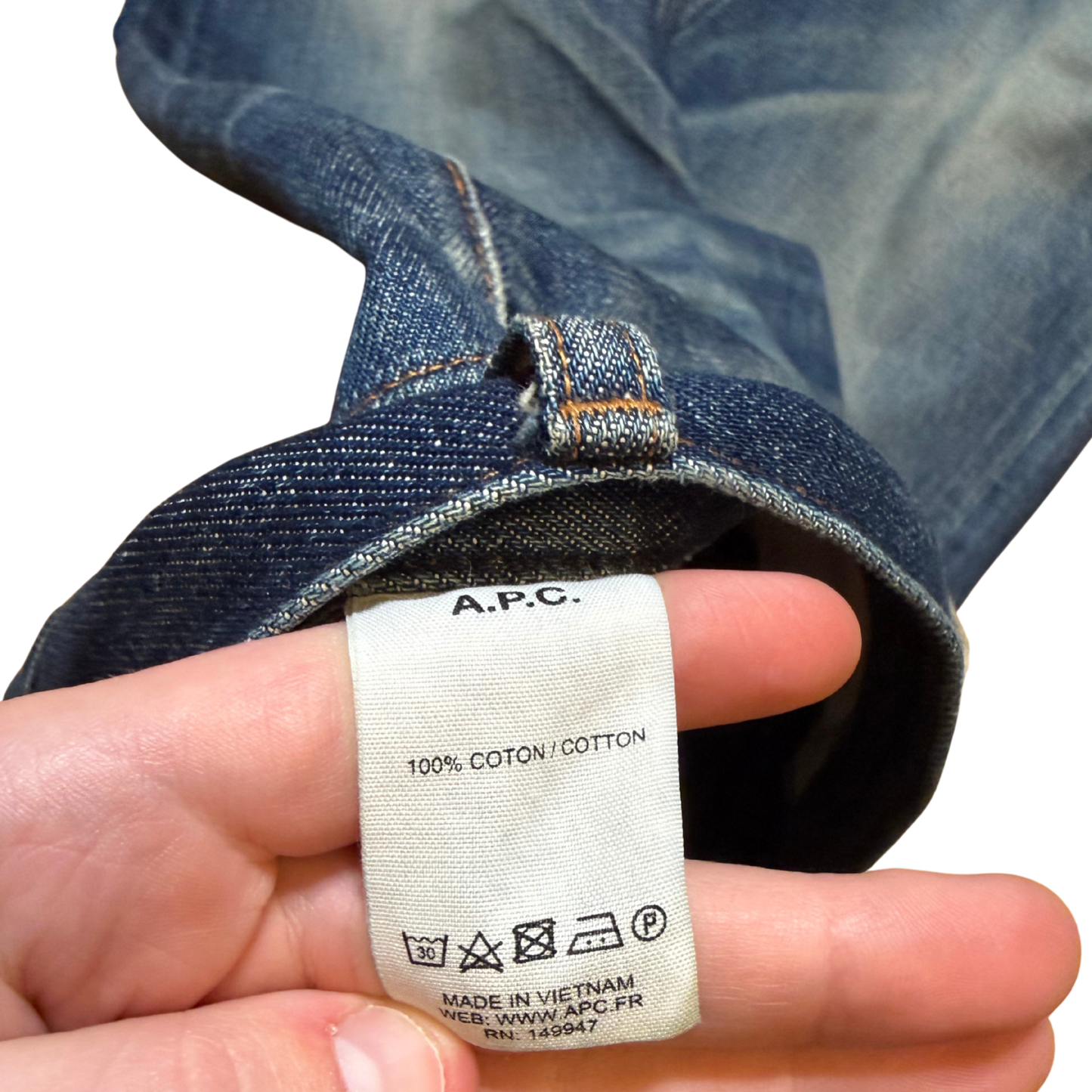 APC New Standard Dry Selvage Jeans (Navy)