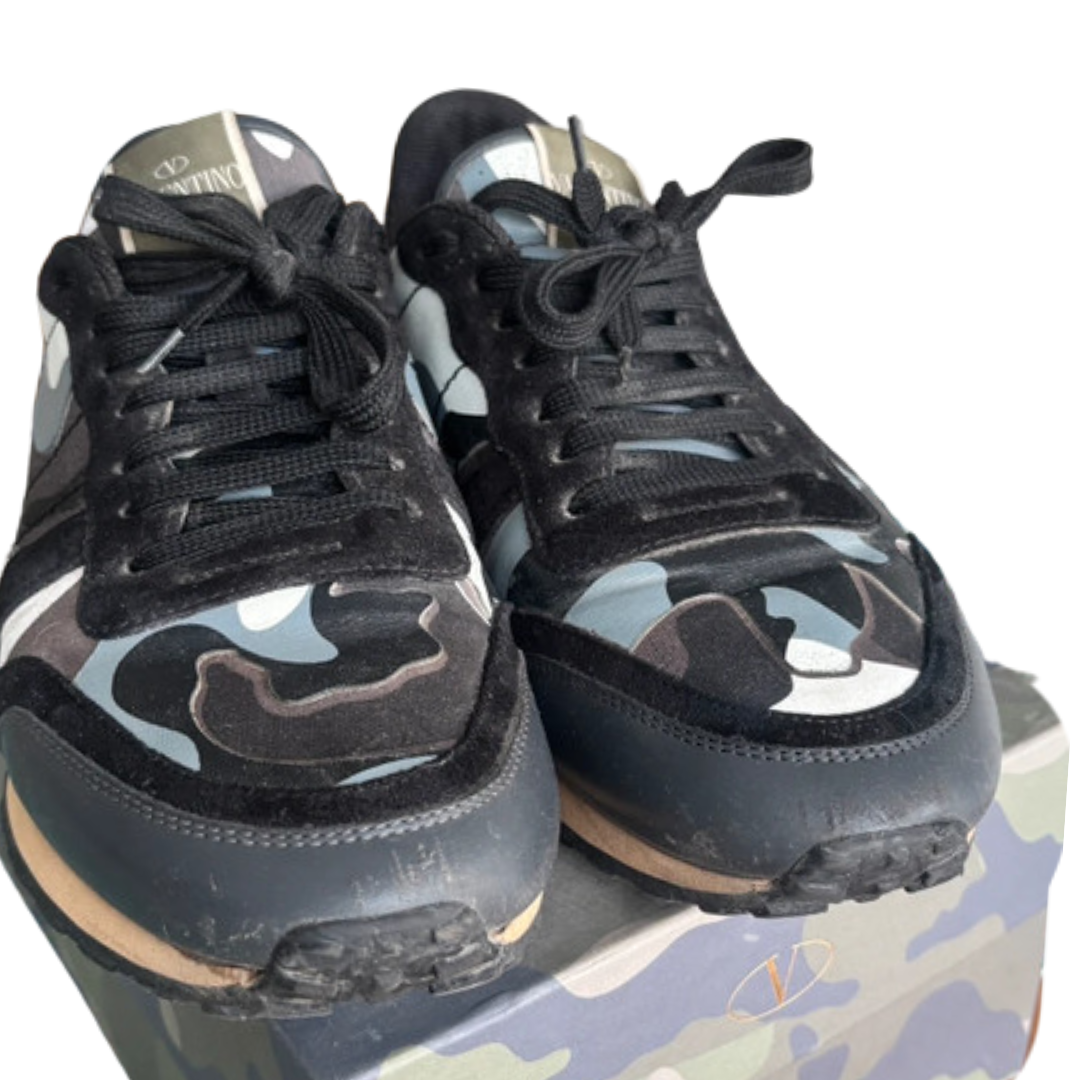 Valentino Garavani Rockrunner Sneakers (Black Camo)