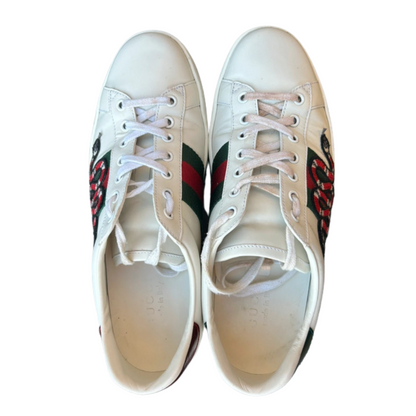 Gucci Ace Sneakers (White)