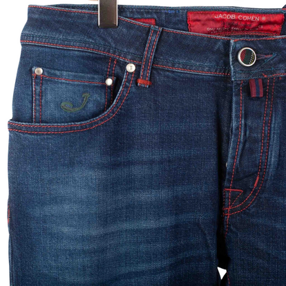 Jacob Cohën 622 Slim Fit Jeans (Navy) (New)