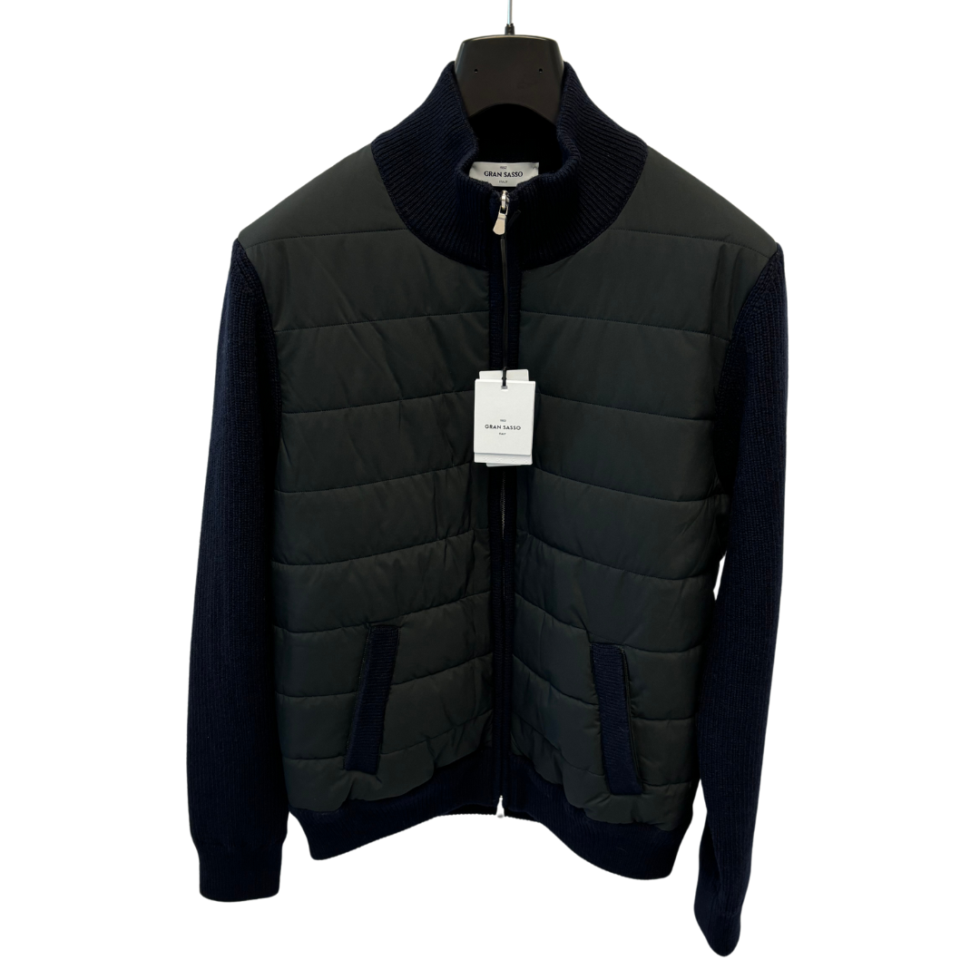 Gran Sasso Padded Cardigan (Navy) (New)