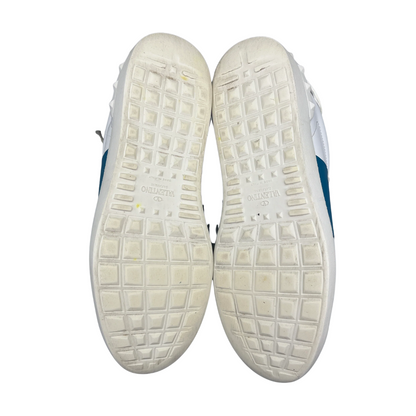 Valentino Garavani Open Sneakers (White Blue)