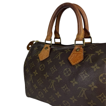 Louis Vuitton Speedy 25 Monogram Handbag (Brown) (Vintage)
