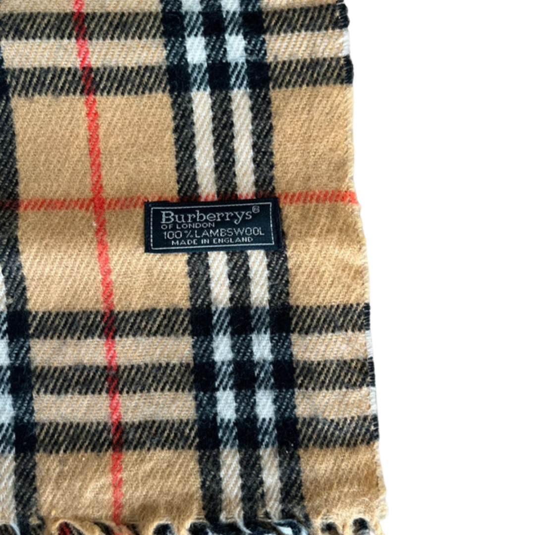 Burberry Scarf (Beige) (Vintage)
