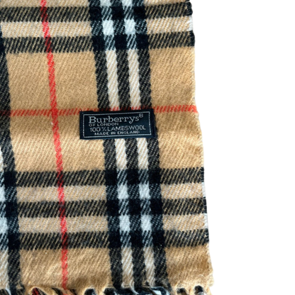Burberry Scarf (Beige) (Vintage)