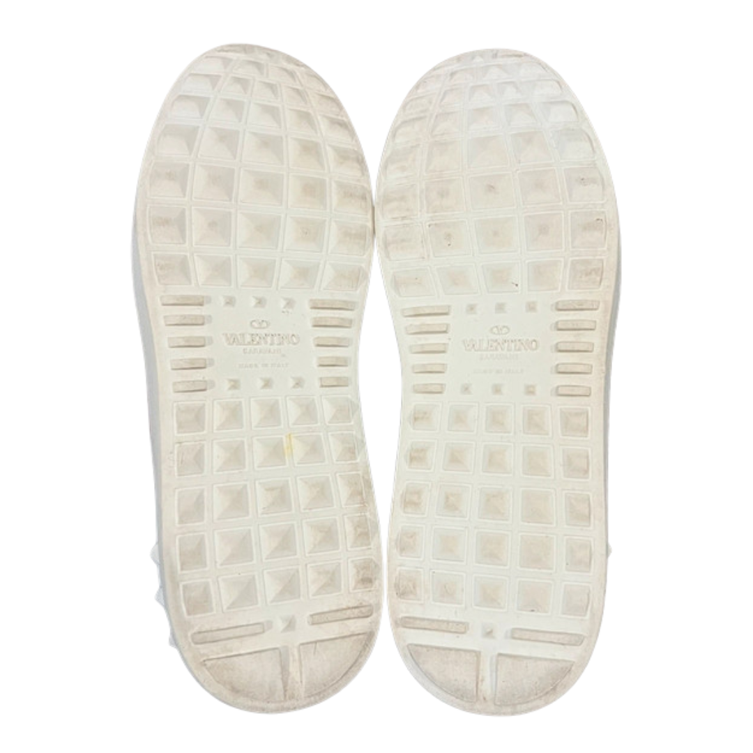 Valentino Garavani Open Sneakers (White Pink) (Womens)