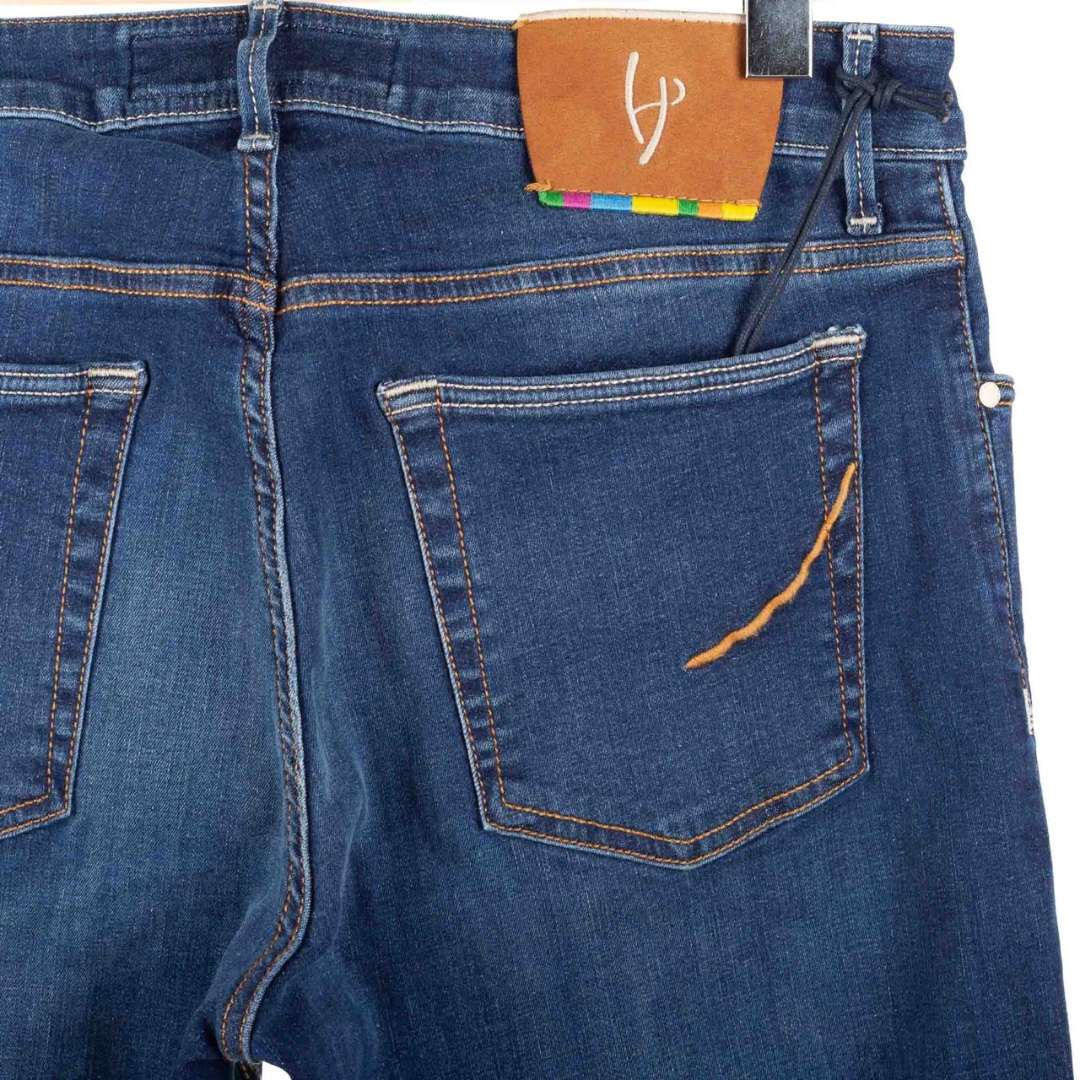 Handpicked Ravello Slim Fit Jeans (Navy) (New)