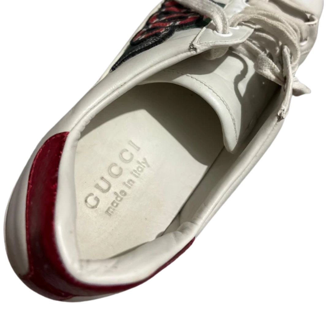 Gucci Ace Sneakers (White)