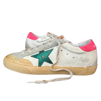 Golden Goose Superstar Sneakers (White pink) (Womens)
