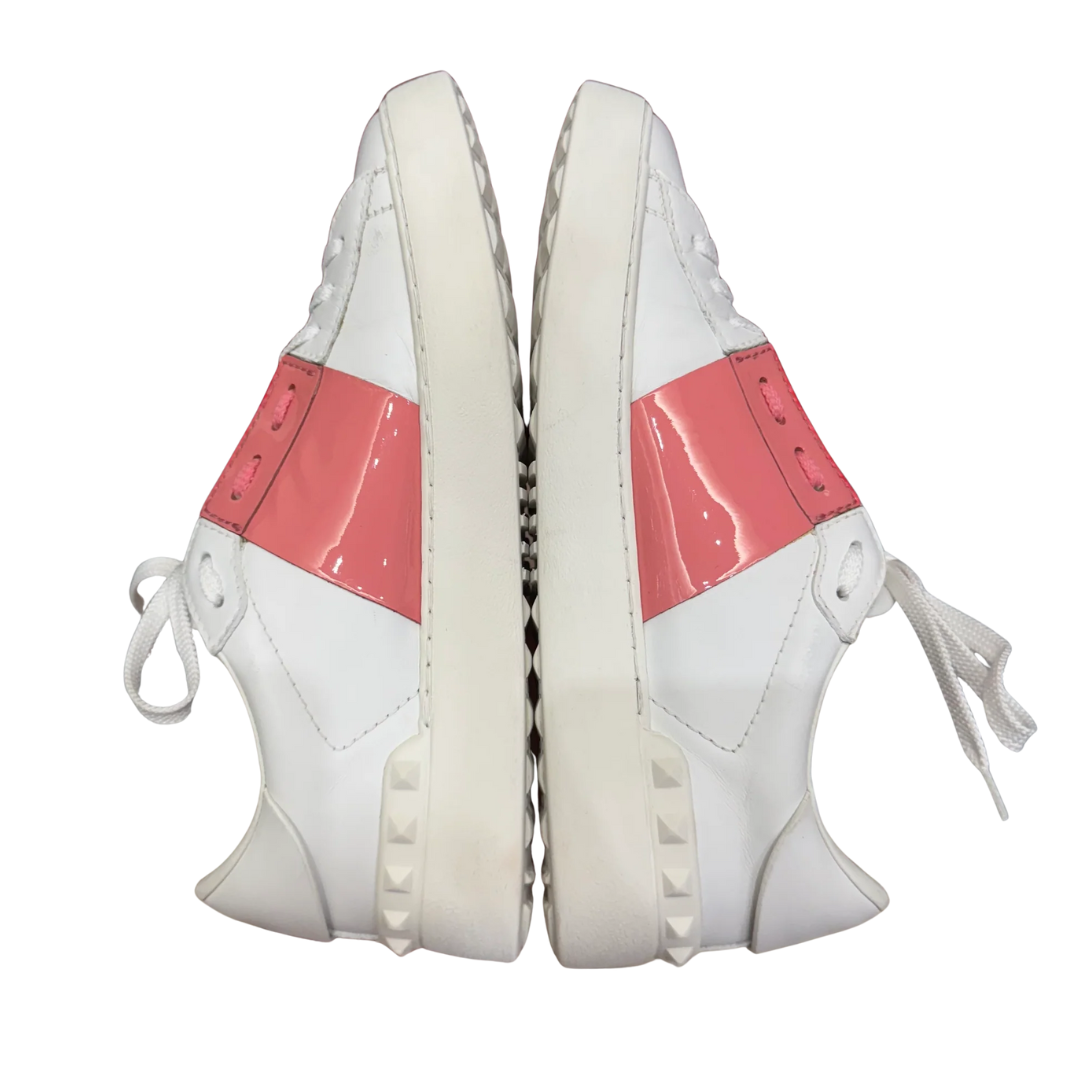 Valentino Garavani Open Sneakers (White Pink) (Womens)