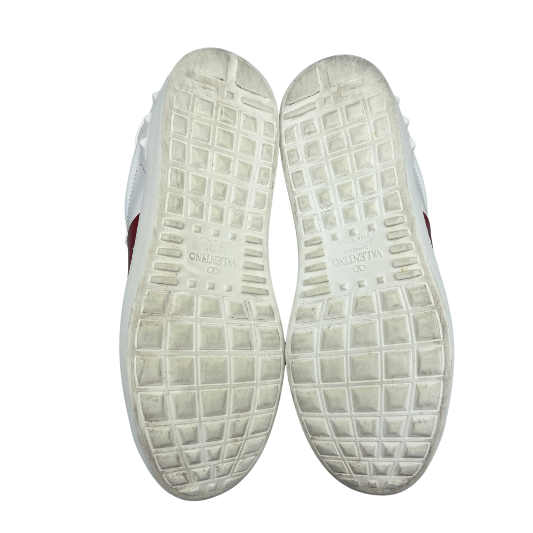 Valentino Garavani Open Sneakers (White Red)