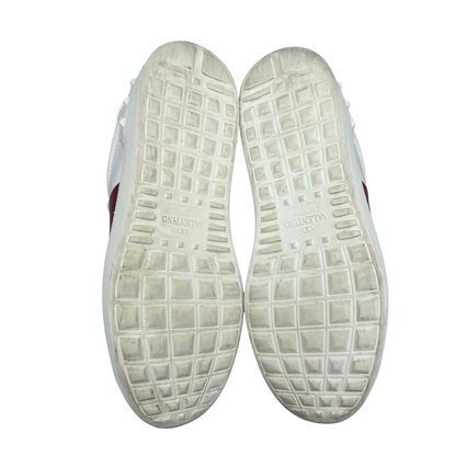 Valentino Garavani Open Sneakers (White Red)