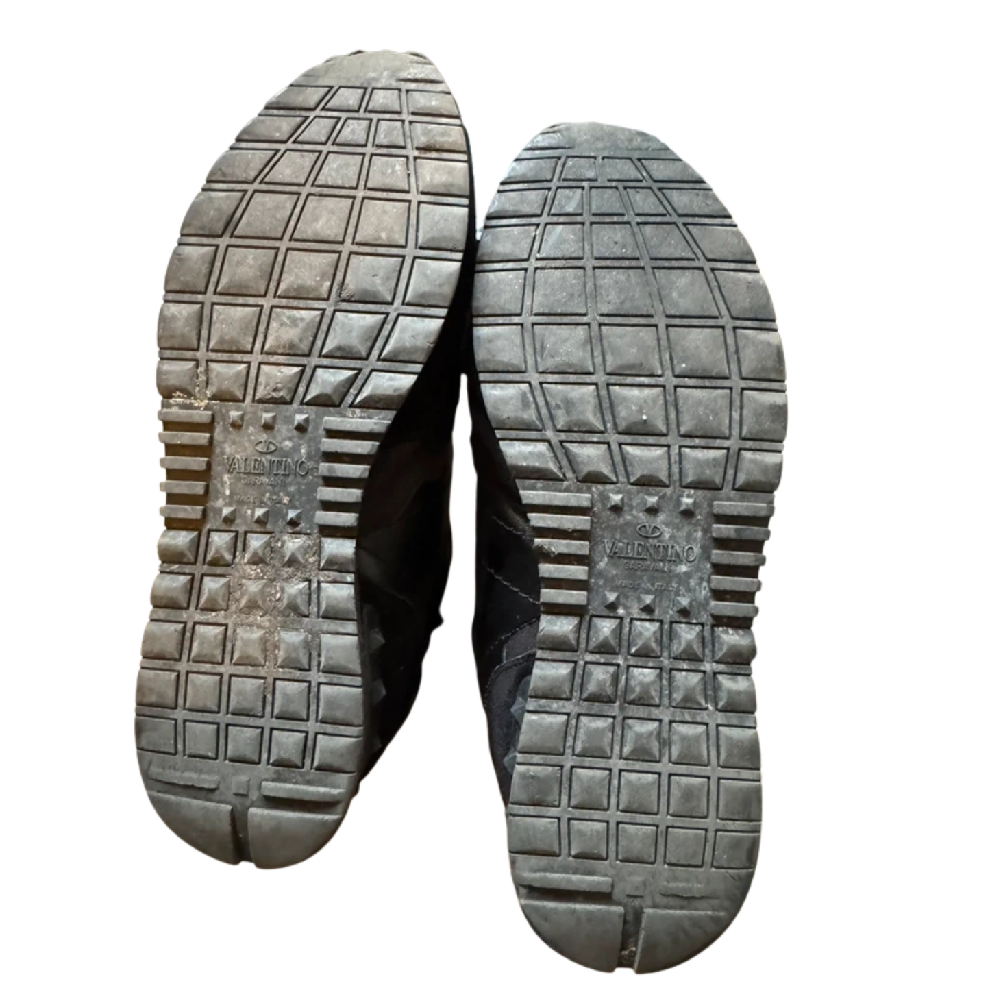 Valentino Camoflage Rockrunner Sneakers (Black )