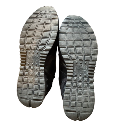 Valentino Camoflage Rockrunner Sneakers (Black )
