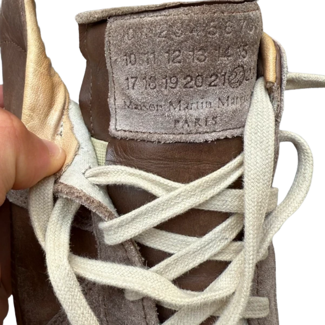 Maison Margiela Gat Sneakers (White &amp; Grey)