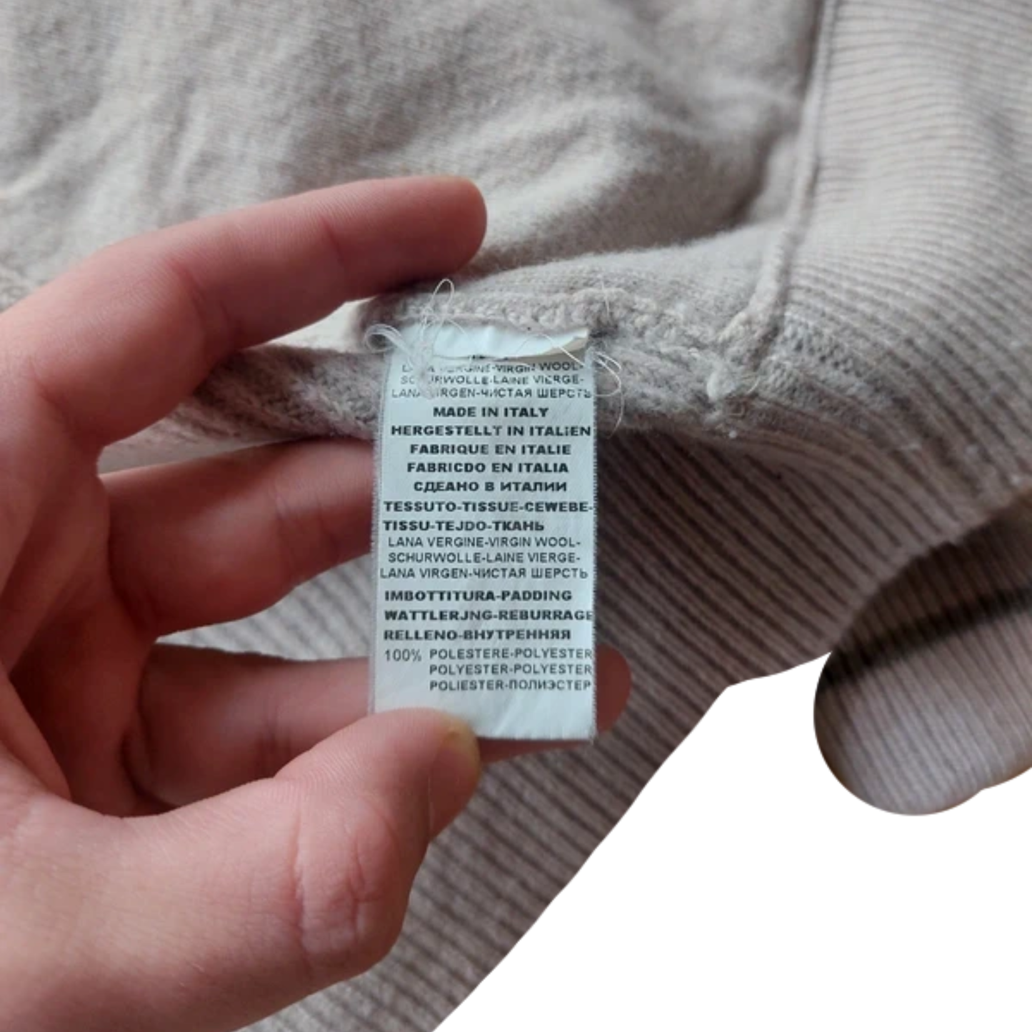 Gran Sasso Cashmere Wool Cardigan Jacket (Grey)