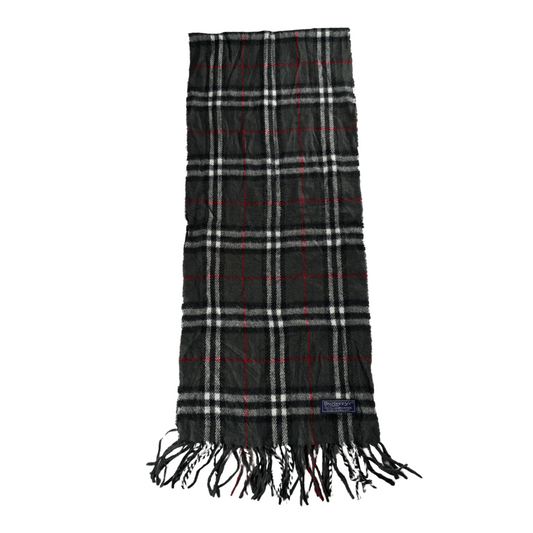 Burberry Scarf (Dark Grey) (Vintage)