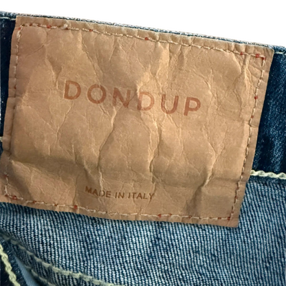 Dondup Brady Distressed Slim Fit Jeans (Navy)