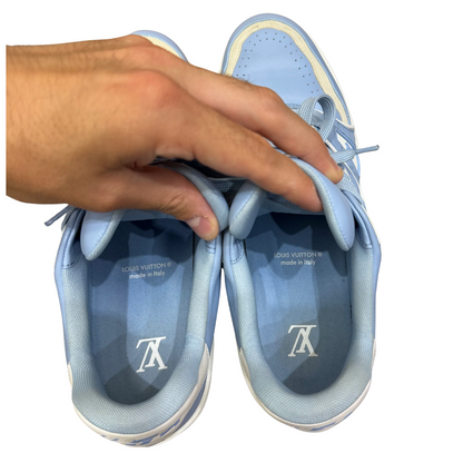 Louis Vuitton Trainer Sneakers (Blue)